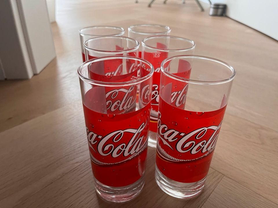 6 Vintage CocaCola Gläser in Koblenz