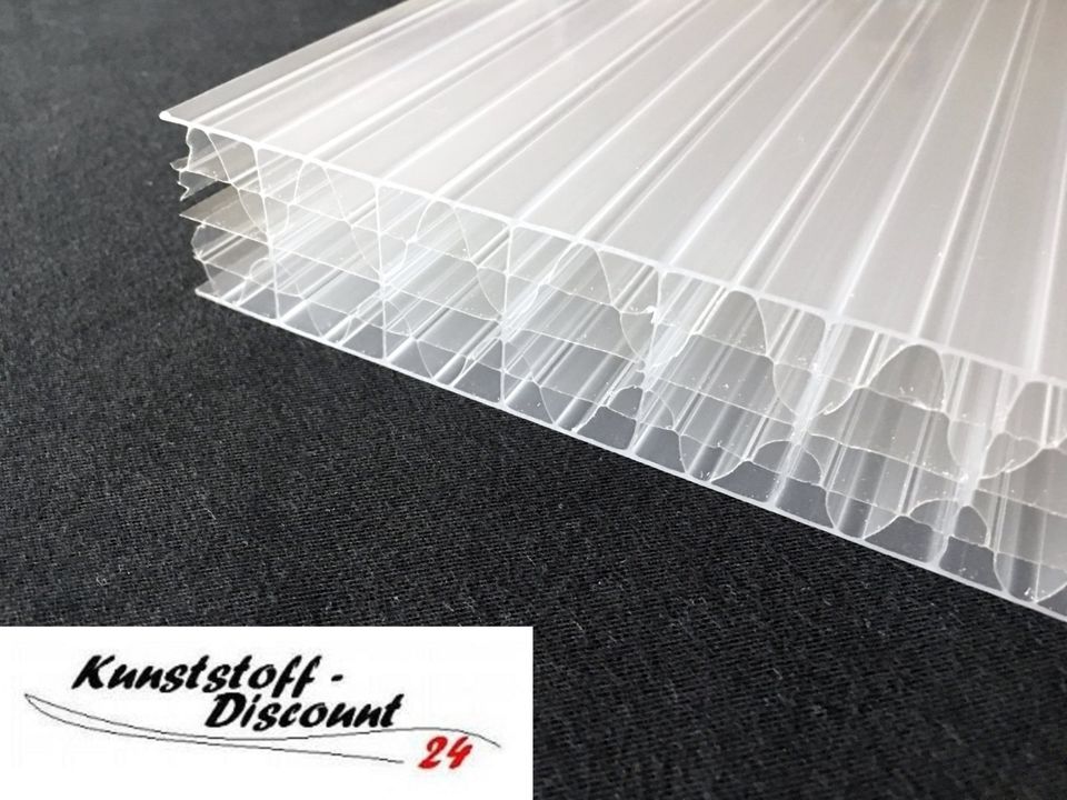 Doppelstegplatten Stegplatten 32 mm opal weiß Polycarbonat SOPO in Bochum