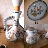 Ulmer Keramik Zinn Vase Wandteller Alte Antik Flasche Rheinland-Pfalz - Ramstein-Miesenbach Vorschau
