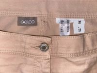 GELCO Damen Gr. 42-44 BW 44,5cm Jeans Hose Stretch Beige Gesteppt Eimsbüttel - Hamburg Niendorf Vorschau