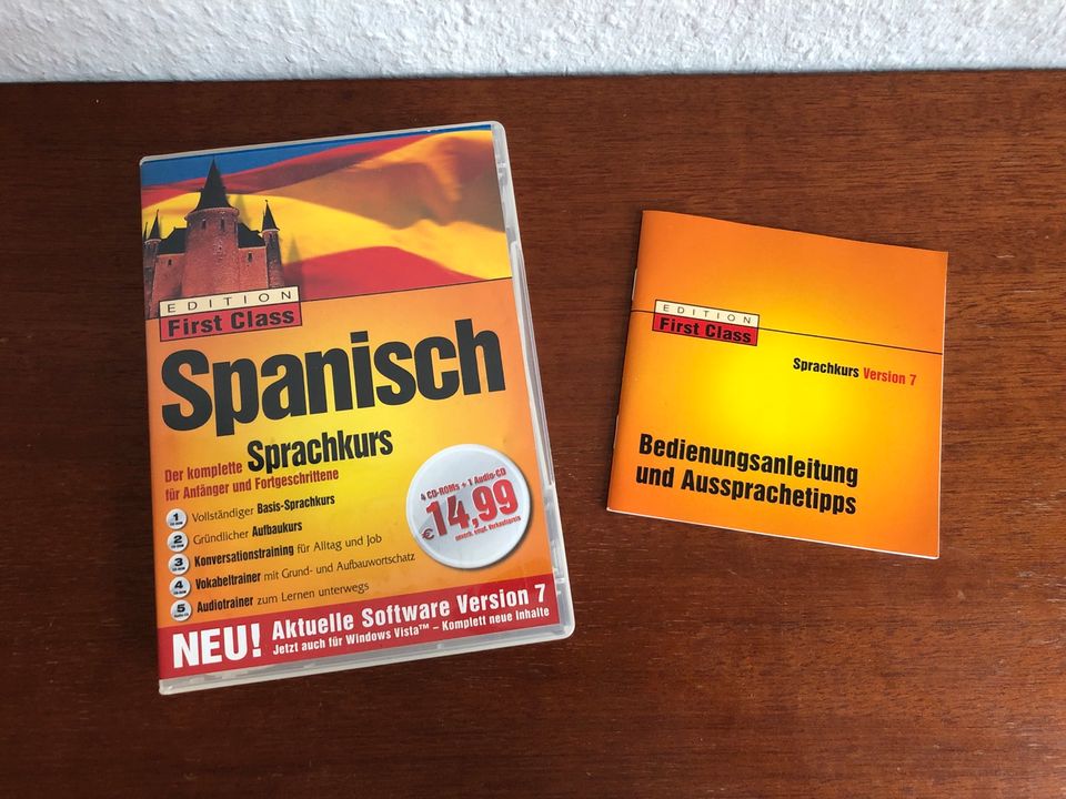 Spanisch Sprachkurs 5 CDs + Langenscheidt 4 CD in Leipzig