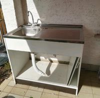 Edelstahlspüle mit Armatur & Unterschrank Outdoorwaschbecken Hessen - Rodgau Vorschau