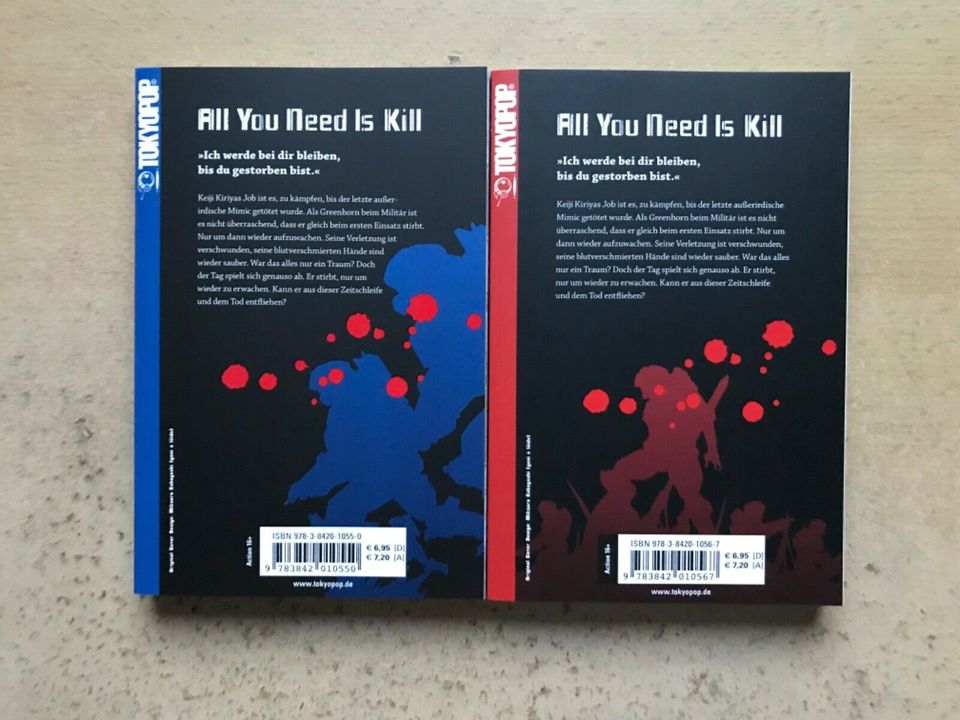 All you Need is Kill 1-2 Manga 1. Auflage abgeschlossen in Frankfurt am Main