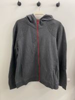 Hugo Boss Hoodie grau roter Zipper Sachsen-Anhalt - Halle Vorschau