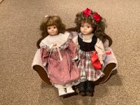 2 Puppen auf Sofa - Porzellankopfpuppen Bayern - Bad Rodach Vorschau