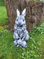 Steinfigur Hasenfigur Hase Babys Garten Haus Deko Schleswig-Holstein - Dannewerk Vorschau