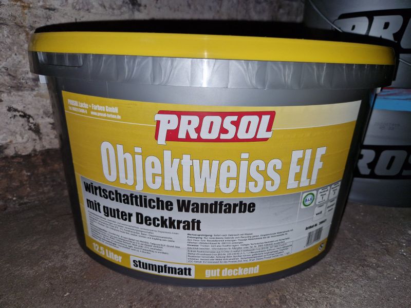 NEU Prosol Objektweiss ELF - professionelle weiße Wandfarbe in Brandenburg  - Fürstenwalde (Spree) | eBay Kleinanzeigen ist jetzt Kleinanzeigen