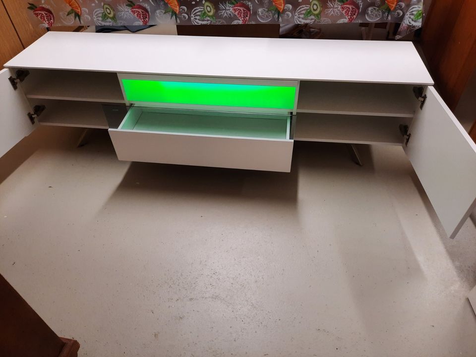 Sideboard mit LED Light, Fernsehschrank Kommode Musikschrank in Lörrach