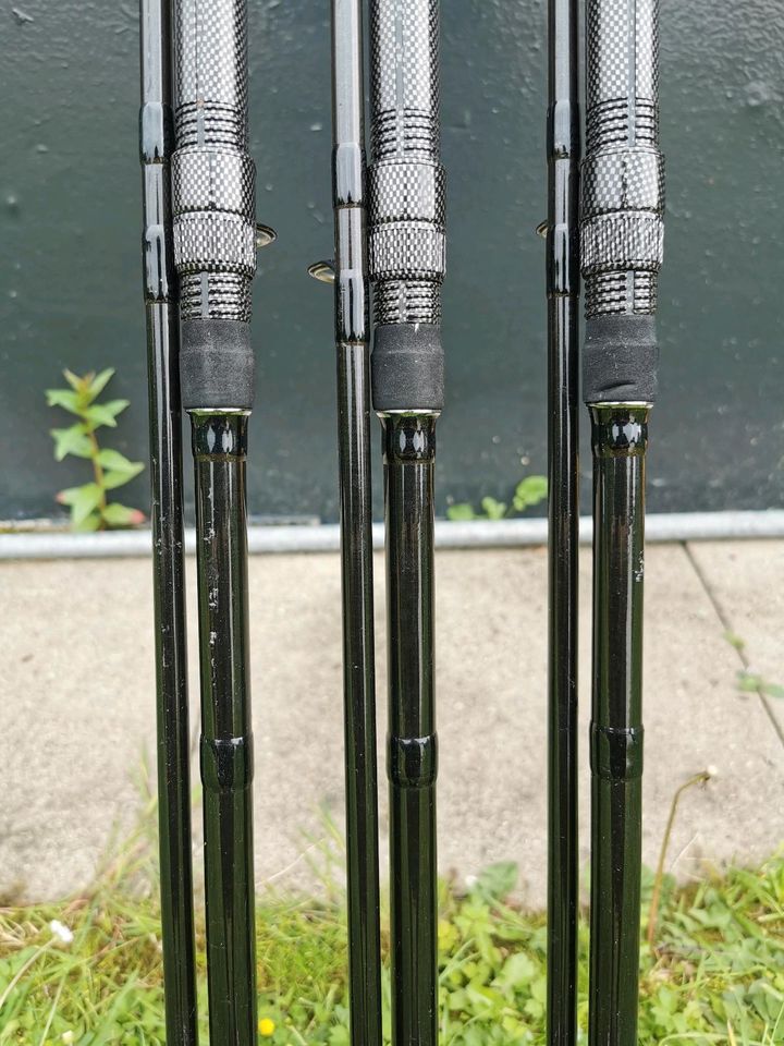 3× Nash Tackle Pursuit™ 12ft 3lbs Carp Rods Karpfenruten TOP! in Bad Bentheim