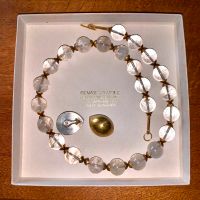Bergkristall Halskette & Ohrclips - 925 Silber/Feingoldlegierung Bayern - Gmund Vorschau