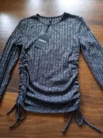 Neu Only Langarmshirt Gr. XS 32 Grau meliert Niedersachsen - Oldenburg Vorschau