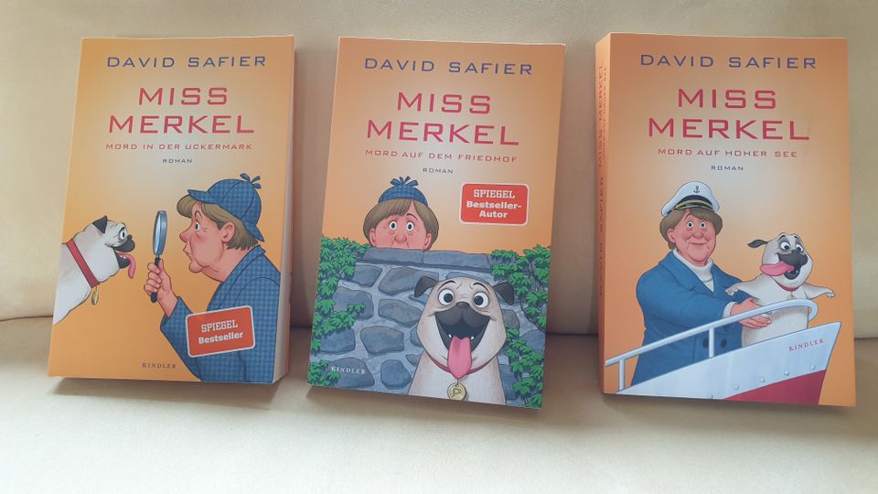 3x MISS MERKEL - Band 1-3 TOP Zustand nur 1x gelesen DAVID DAFIER in Itzstedt