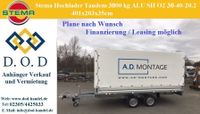 Pkw Anhänger Tandem Hochlader Alu 4 x 2m 3000kg mit Hochplane 3t Nordrhein-Westfalen - Castrop-Rauxel Vorschau