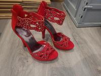 Damen rote High Heels Niedersachsen - Spelle Vorschau