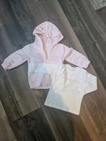 2er-Set Gr. 62 Benetton rosa weiß Sweatshirt-Jacke Langarm-Shirt Niedersachsen - Apen Vorschau