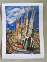 Poster hochwertig Barcelona / Antoni Gaudi Neu Bayern - Cadolzburg Vorschau