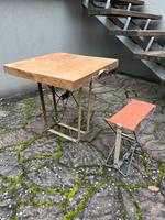 DDR Faltboot Campingtisch mit Hocker, Koffertisch, 1960 Brandenburg - Woltersdorf Vorschau