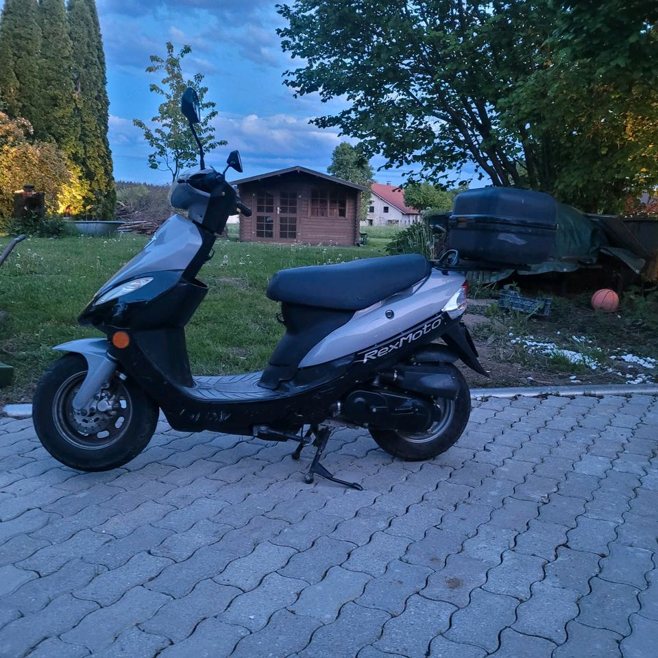 Roller 50ccm Kaputt (Mofa) Rex moto 450/460 in Tacherting