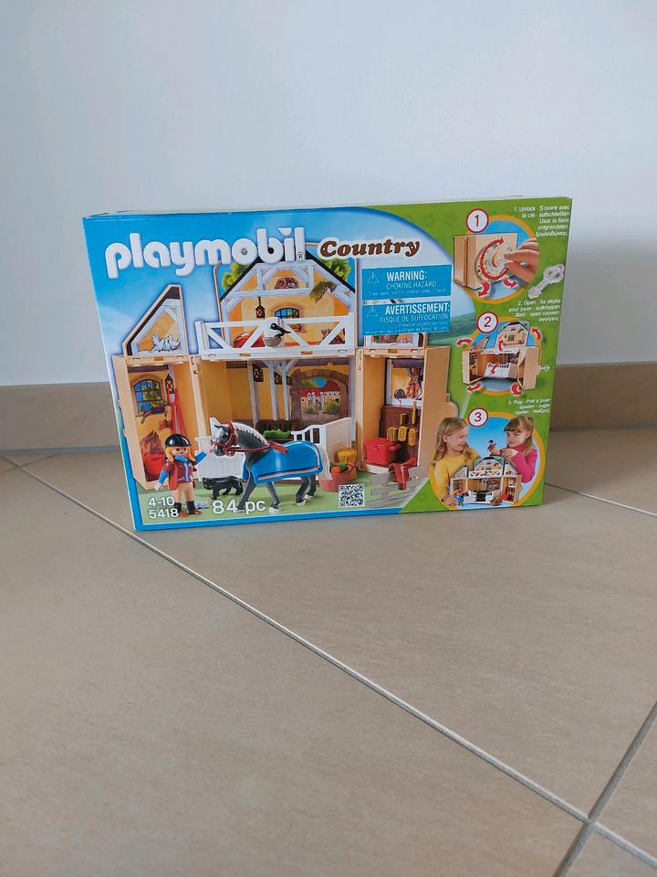 *NEU!* Playmobil Country 5418 Reitstall Mitnehmbox in Kaltenkirchen