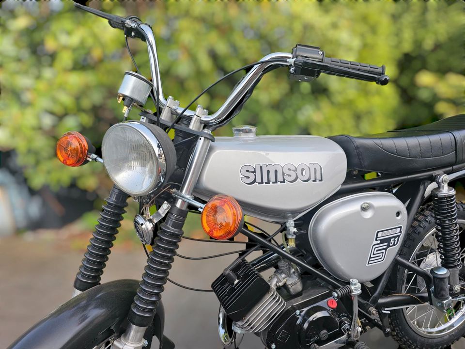 Simson S51 Enduro 4 Gang mit Blinker 12V in Chemnitz