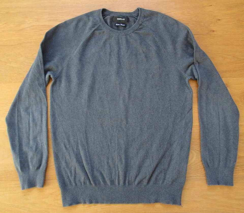 Replay Feinstrick Pullover Gr. M ( 164/170 ) grau in Oberding