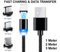 Ladekabel magnetisch Typ C LED Universal mit Adaptern für Samsung Nordrhein-Westfalen - Mülheim (Ruhr) Vorschau