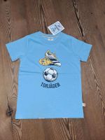 T-shirt hellblau Torjäger Fußball Gr 104 110 Salt and Pepper Hessen - Dornburg Vorschau