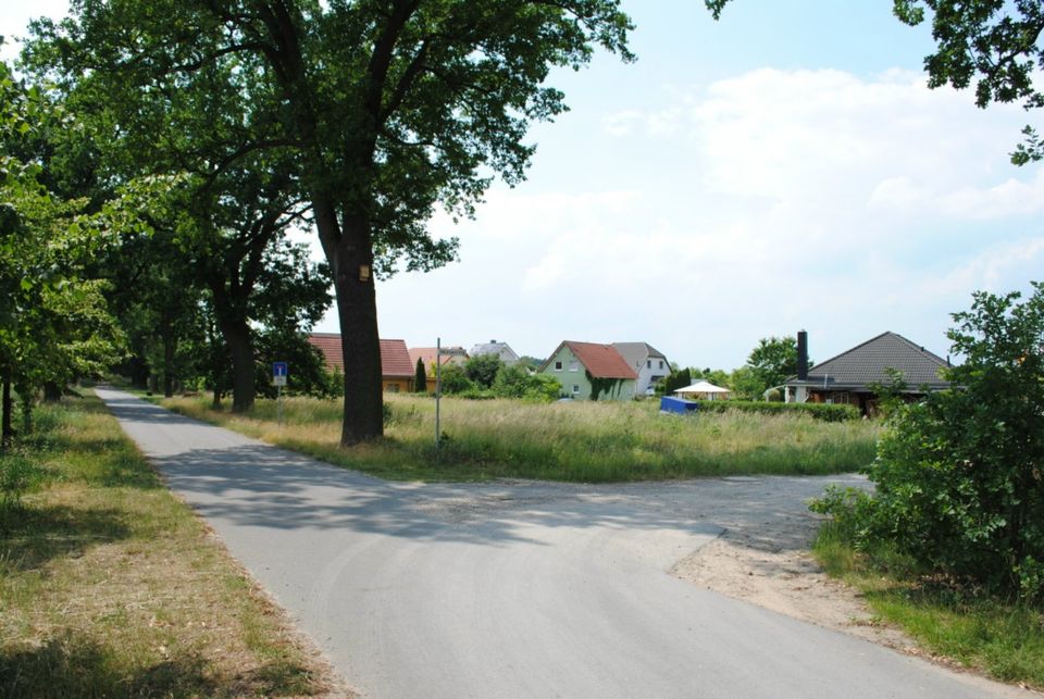 Flatow Baugrundstück im Norden Berlins in wundervoller Natur in Kremmen