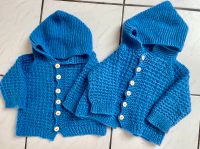 Strickjacke Kapuze Strickpullover Handarbeit Hoodie  Twins Wolle Hessen - Kassel Vorschau