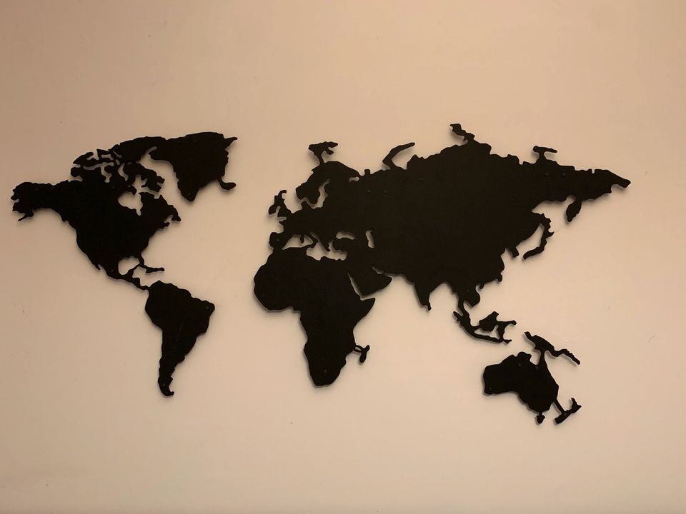 Weltkarte - zum Aufhängen in Lasbek