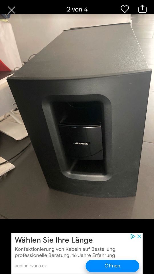 BOSE Sound System mit Receiver Bass-Box und Lautsprechern in Rosbach (v d Höhe)