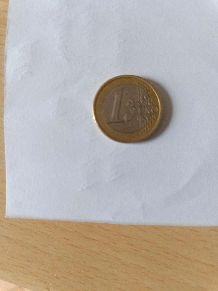 Münze 1 Euro in Bayreuth