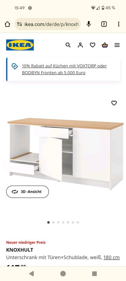 Ikea Knoxhult Küche sehr guter Zustand in Mönchengladbach