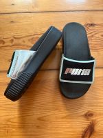 Metallische PUMA Plateau Sandalen. Metallic platform slides 37 Mitte - Wedding Vorschau