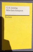 Lektüre: Miss Sara Sampson; Lessing Nordrhein-Westfalen - Balve Vorschau