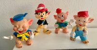 Walt Disney Drei Schweinchen und kleine Wolf Gummi Figur Bayern - Aschaffenburg Vorschau