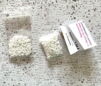 O beads chalk white 2 x 5 Gramm Niedersachsen - Langenhagen Vorschau