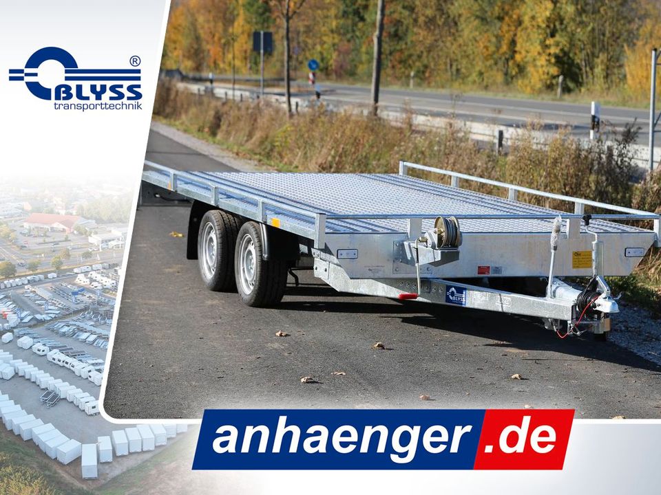 NEU Autotransporter Anhänger Blyss 2700kg zGG 406x198cm in Seesen