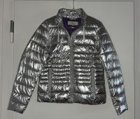 Tom Tailor Jacke silber, Gr. S, innen rosa/blau weiß gestreift Düsseldorf - Oberkassel Vorschau