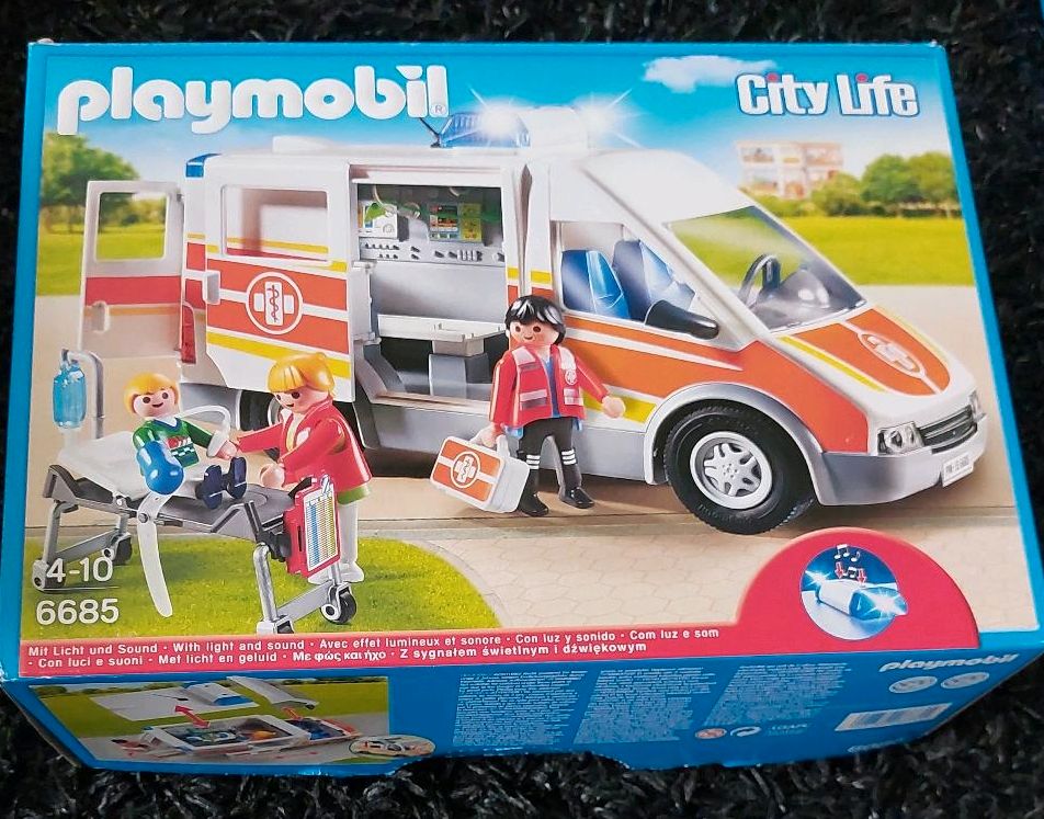 Playmobil Krankenwagen Rettungswagen 6685 in Dingolfing