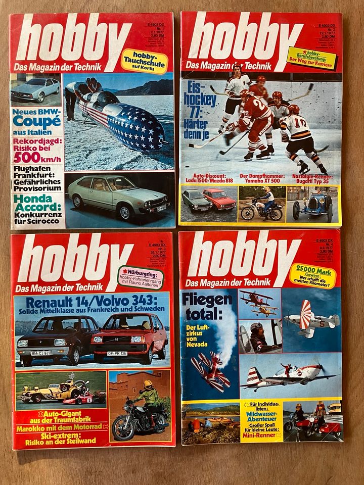 Hobby, Jahrgang 1977, 24 Hefte in Ebern