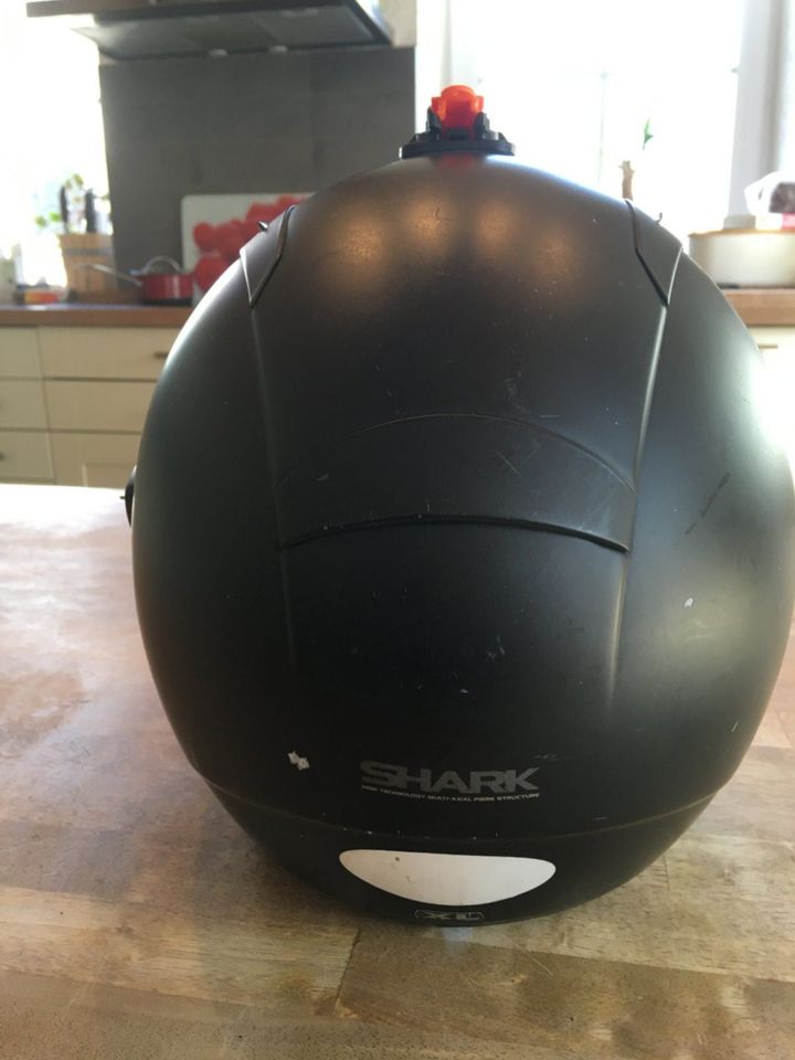 Shark Jet Helm XL mit Kamerahalterung in Kürnbach
