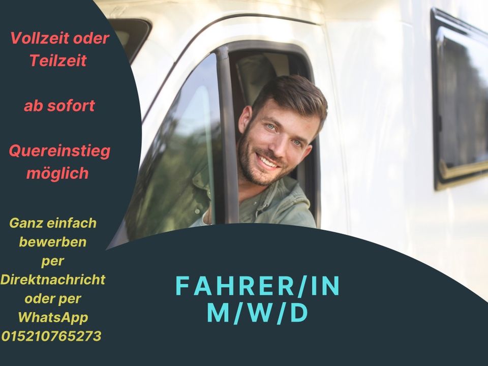 Fahrer/in gesucht (m/w/d) in Berlin