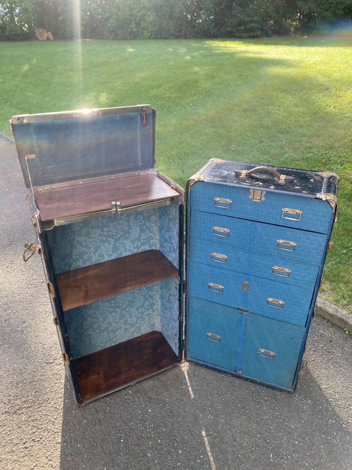 HARTMANN WARDROBE TRUNK, Überseekoffer, Schrankkoffer, Hausbar in Marktleugast