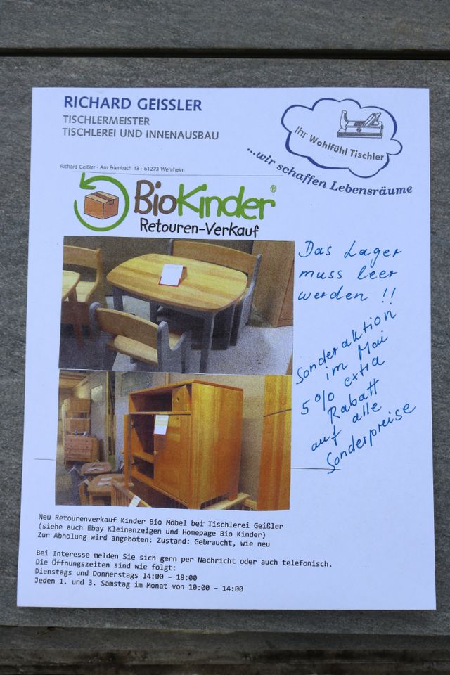 Levin Sitzgruppe, Tisch/Bank/Stuhl farbig von Bio Kinder in Wehrheim