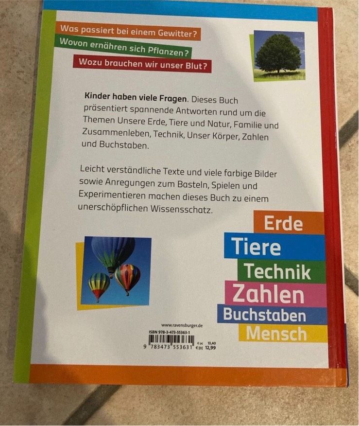 Mein großes Buch für die Vorschule (Ravensburger) in Hagenburg