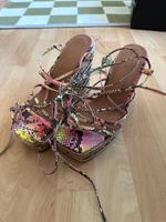 ASOS DESIGN plateau sandalen mit absatz Hessen - Liederbach Vorschau