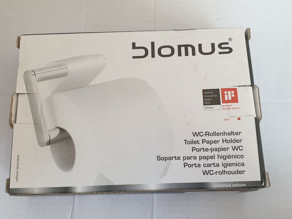 Blomus Designer WC-Rollenhalter Toilettenpapierhalter Neu! in Iserlohn