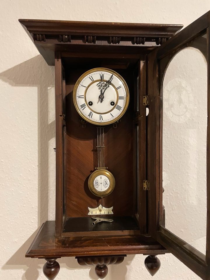 Schlenker & Kienzle Regulator Wanduhr Gründerzeit Antik in Osnabrück