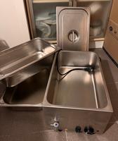 Bain Marie-elektrischer Speisenwärmer-2 Einsätze +Deckel-Top zust Duisburg - Duisburg-Mitte Vorschau